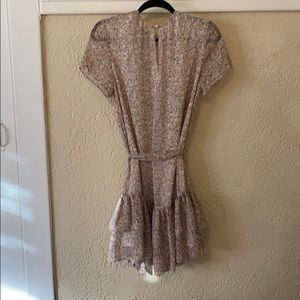 THE EAST ORDER mini floral dress